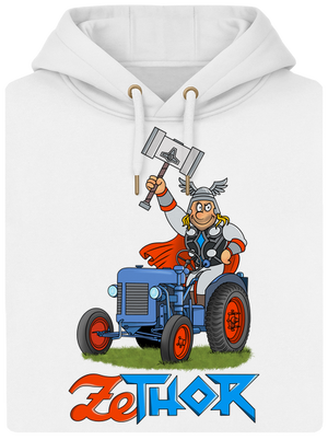 ZeThor unisex mikina premium Snowwhite