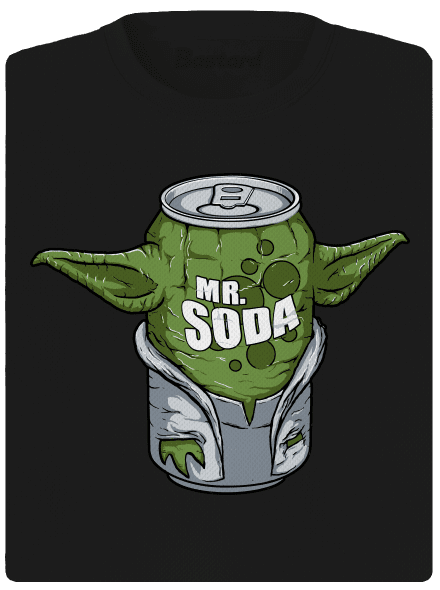 Mr. Soda dámské sportovní tričko Black