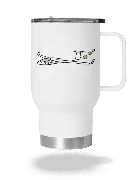 Větroň termohrnek White