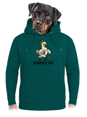 Kakat-du unisex mikina premium Emerald Green