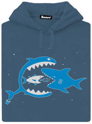 Rybky dámská mikina klokanka Denim