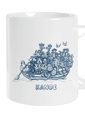 Noemova archa velký hrnek White