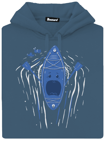 Ahhhh! dámská mikina klokanka Denim