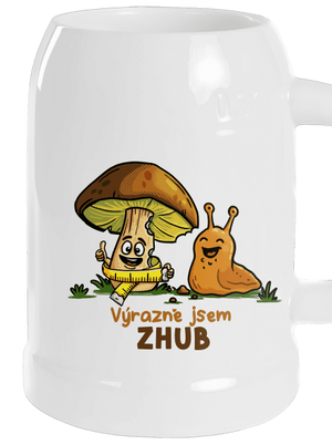 Jsem zhub půllitr White