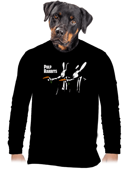 Historky z klobouku pánské dlouhý rukáv Black