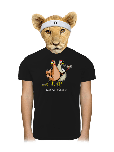Slepice forever dětské sportovní tričko Black