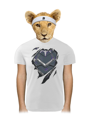 Panther inside dětské sportovní tričko White