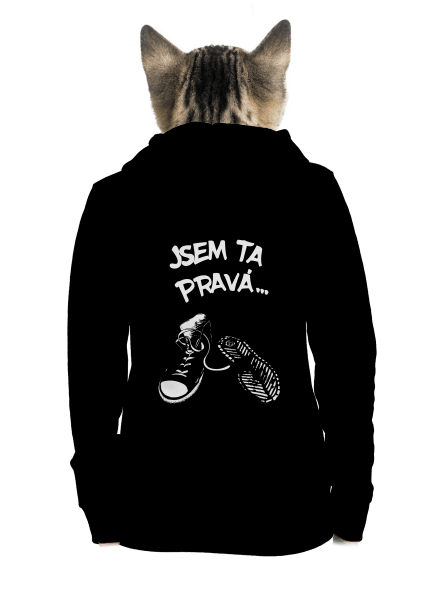 Hledám tu pravou dámská mikina na zip Black