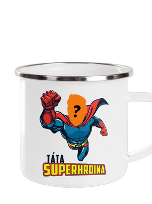 Táta superhrdina plecháček White