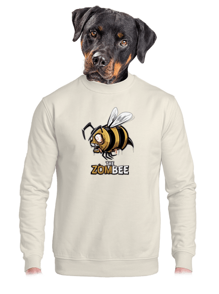 ZomBee - žlutá unisex mikina bez kapuce Off White