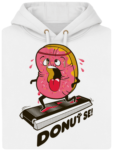 Donuť se unisex mikina premium Snowwhite