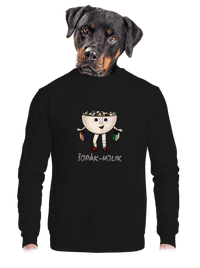 unisex mikina bez kapuce