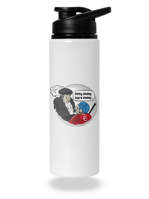 Český hokej lahev na vodu White