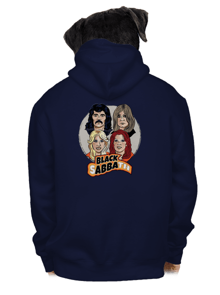 Black Abba pánská mikina na zip Navy