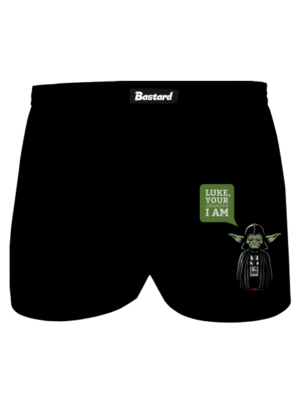 Mr. Yoda: Your grandpa I am pánské trenky Black