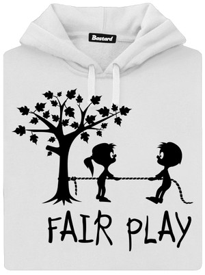 Fair play dámská mikina klokanka White