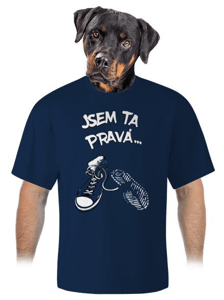 Hledám tu pravou unisex tričko oversized Midnight Blue