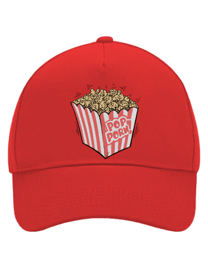 Popporn kšiltovka baseballka Classic Red