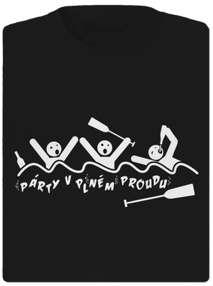 Party v plném proudu dámské sportovní tričko Black