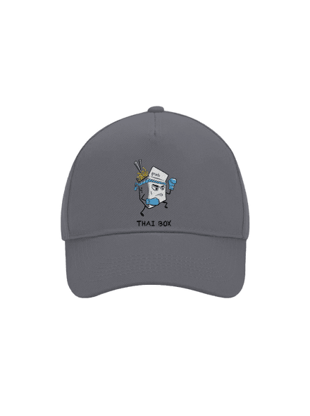Thai box kšiltovka baseballka Graphite grey