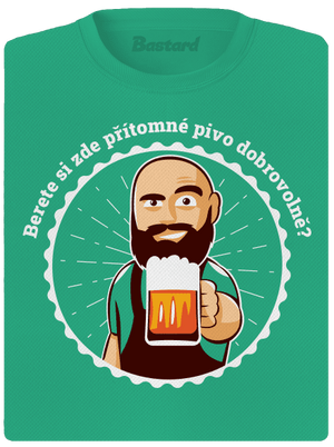 Pivo dobrovolně dámské sportovní tričko Mint Mal