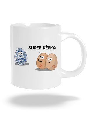 Super kérka velký hrnek White