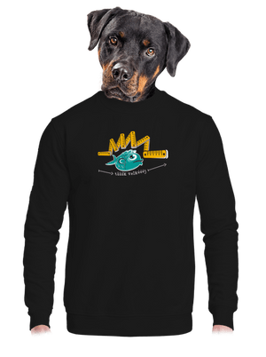 unisex mikina bez kapuce