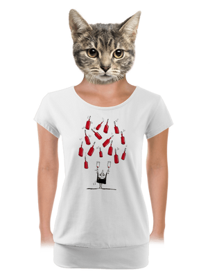 dámské tričko s lemem