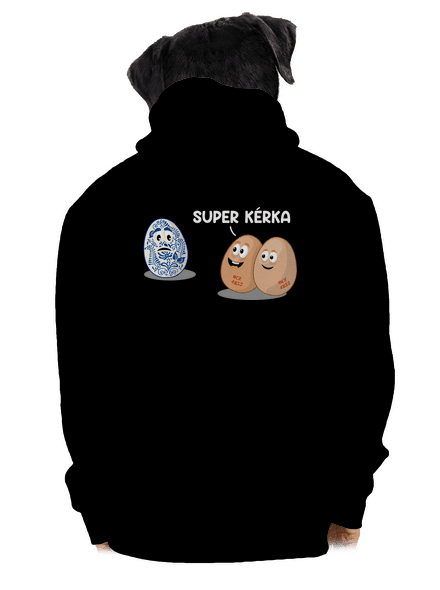 Super kérka pánská mikina na zip Black