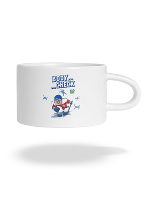 Body check hrnek makronka White