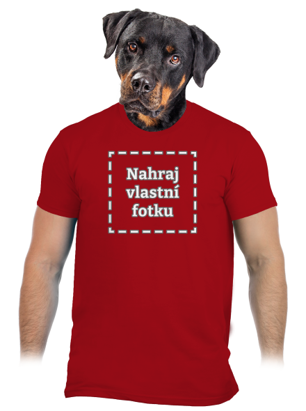 Vlastní potisk pánské tričko Red