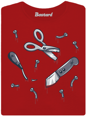 Halloween nářadí dámské tričko premium Red Mal