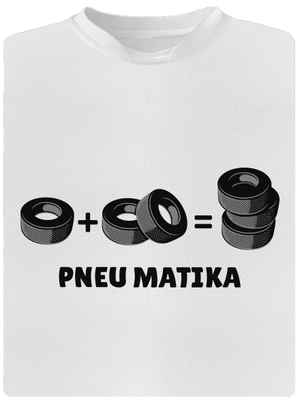 Pneu Matika pánské sportovní tričko White