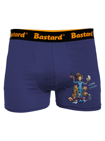 Maminčin home office boxerky Blue Navy