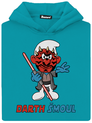Darth Šmoul dětská mikina klokanka Hawaiian Blue