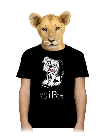 iPet dětské tričko Black