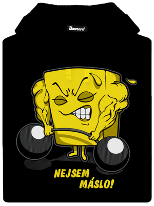 Nejsem máslo dámská mikina klokanka Black