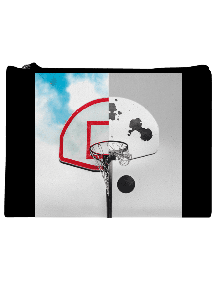 Basketbalový kontrast taštička Black