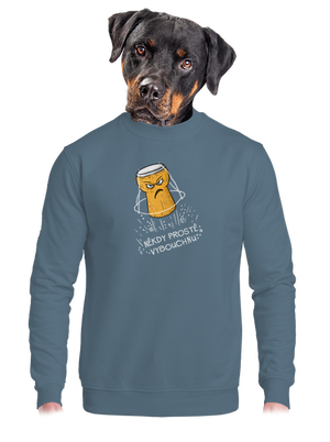 Někdy vybouchnu unisex mikina bez kapuce Nordic Blue