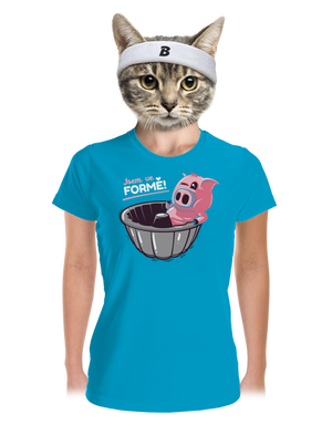 Ve formě dámské sportovní tričko Blue Atol