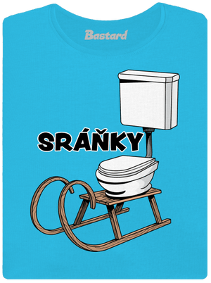 Sráňky dámské tričko s lemem Blue Atol