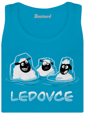 Ledovce dámské tílko klasické Blue Atol