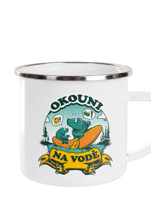 Okouni na vodě plecháček White