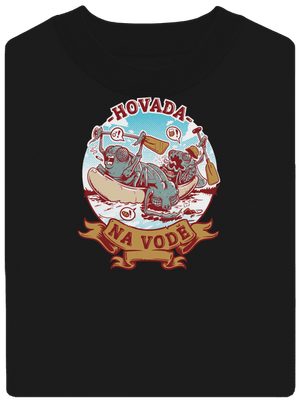 Hovada na vodě unisex mikina bez kapuce Black