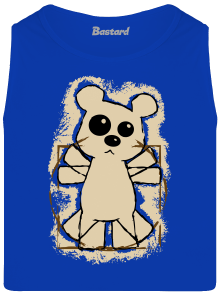 Da Vinci Teddy pánské tílko Royal Blue