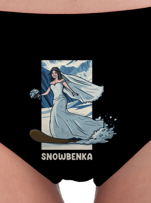 Snowbenec a snowbenka dámské kalhotky Black