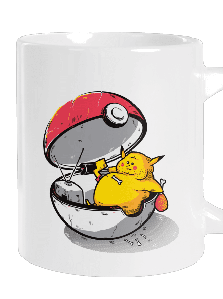 Konec pokémona velký hrnek White