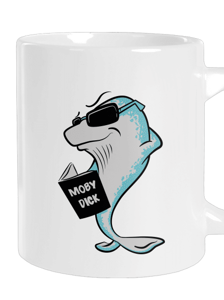 Moby Dick velký hrnek White