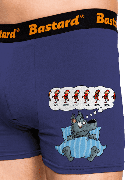 Vlčí nespavost boxerky Blue Navy