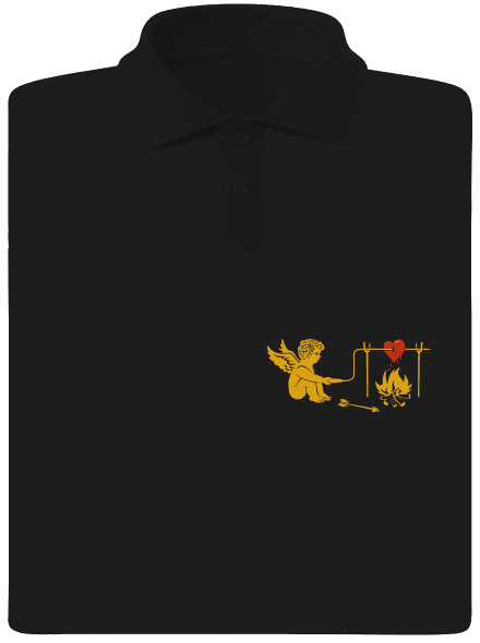 Amorek pánská polokošile Black